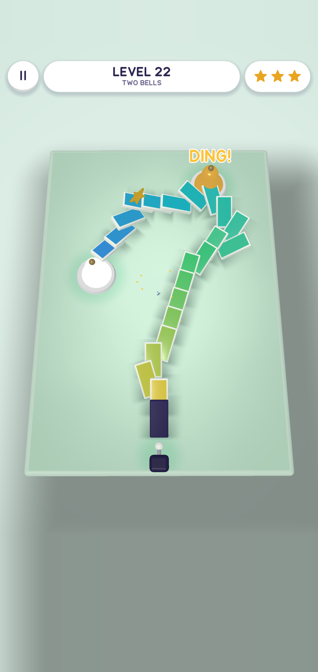 Domino Path, Outrun the Fall, screenshot 3