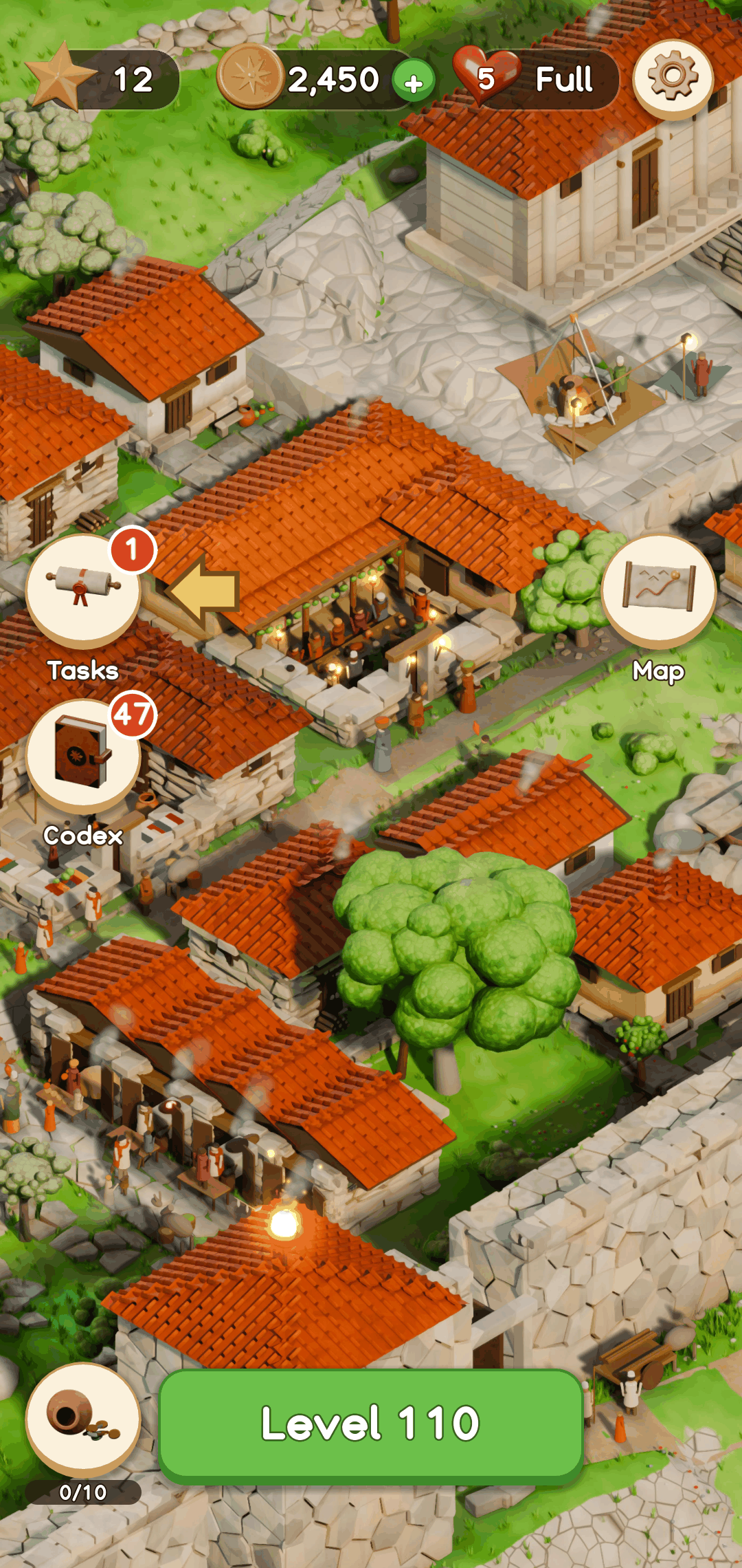 Albori, Puzzle Archaeology, screenshot 1
